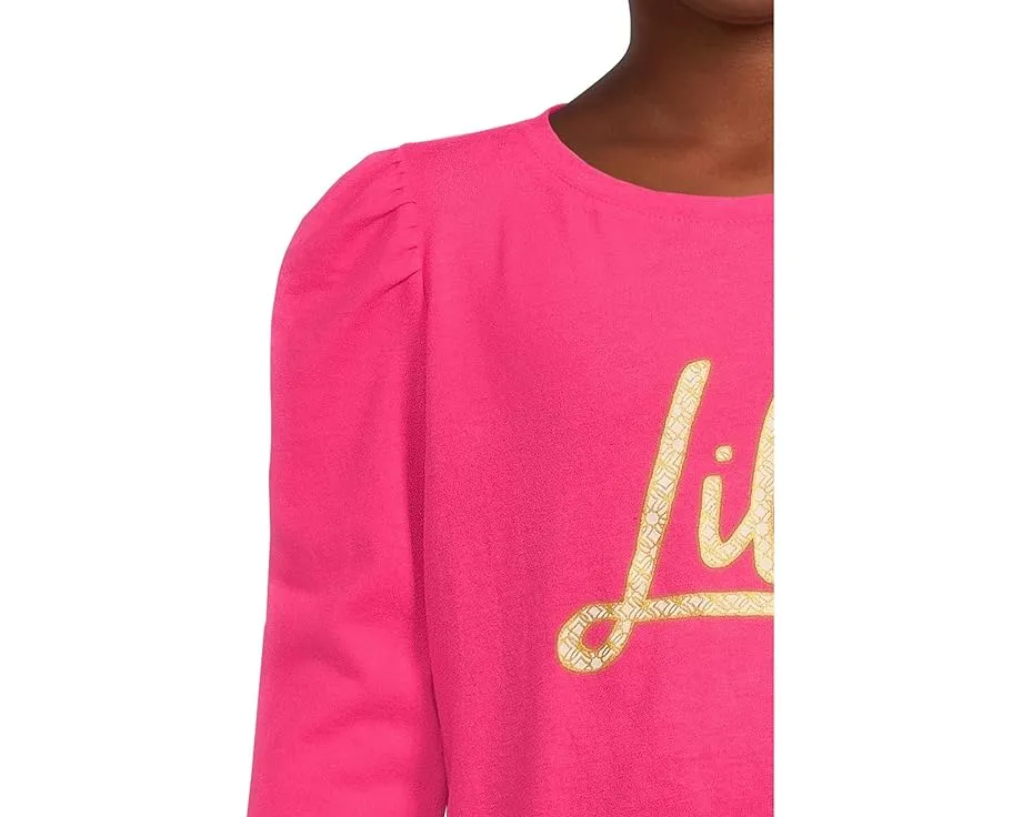 Топ Mini Jansen с длинными рукавами и принтом Lilly для девочек Lilly Pulitzer Kids