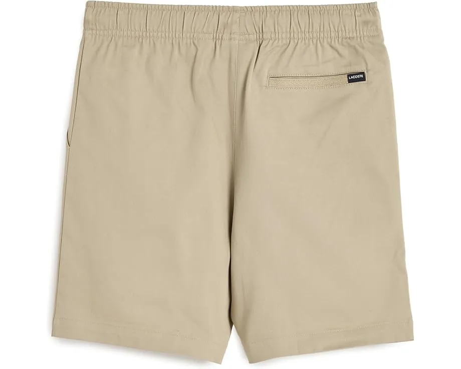 Lacoste шорты stretch twill для подростков с эластичным поясом