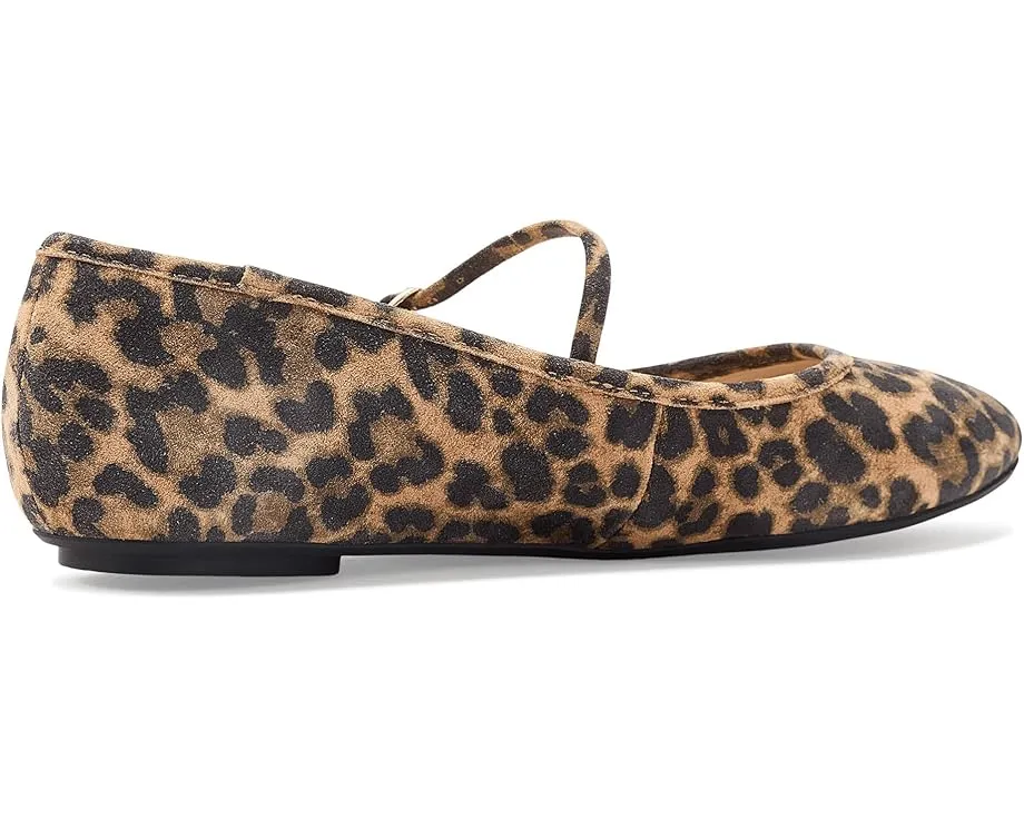 Балетки Classik с ремешком и квадратным каблуком из кожи Nine West