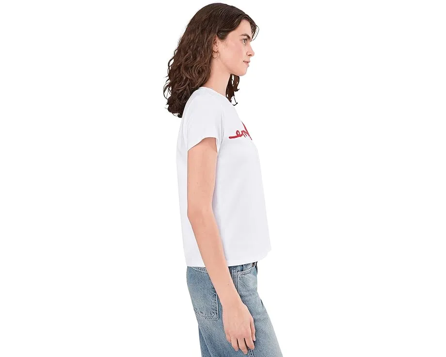 Футболка Elliott Lauren Heart's Desire с коротким рукавом и вышивкой в виде сердца