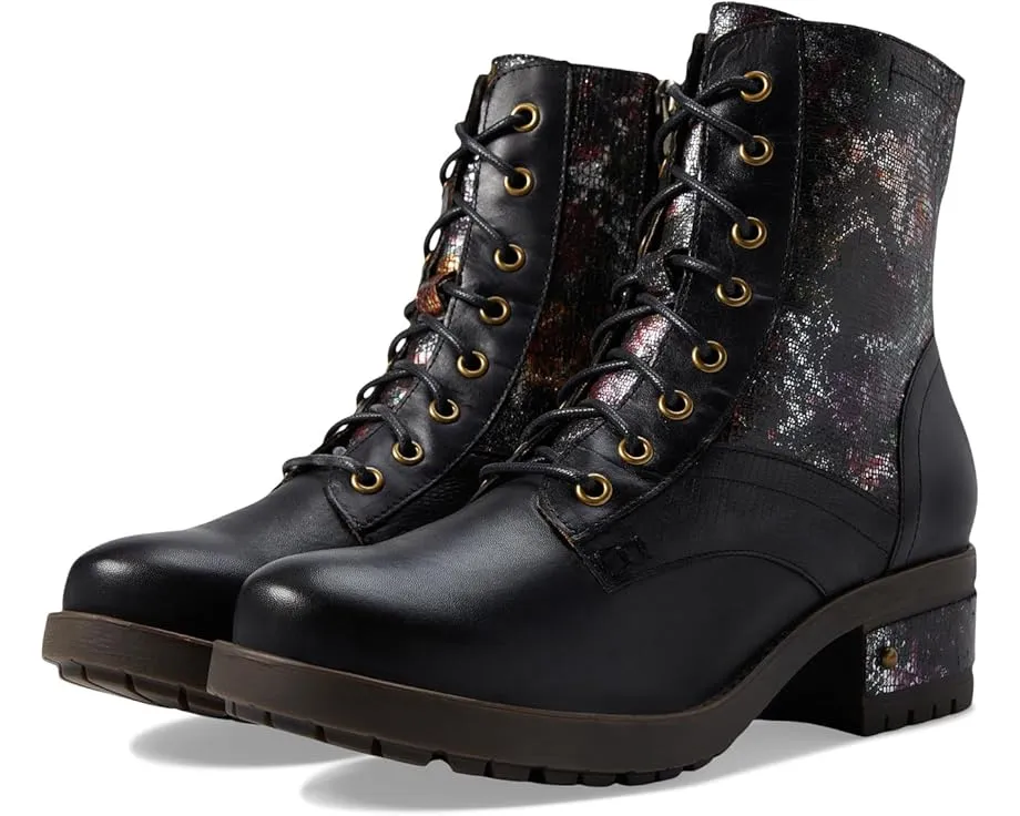 Ботильоны L'Artiste by Spring Step Marty-Met с металлическим эффектом и цветочным принтом