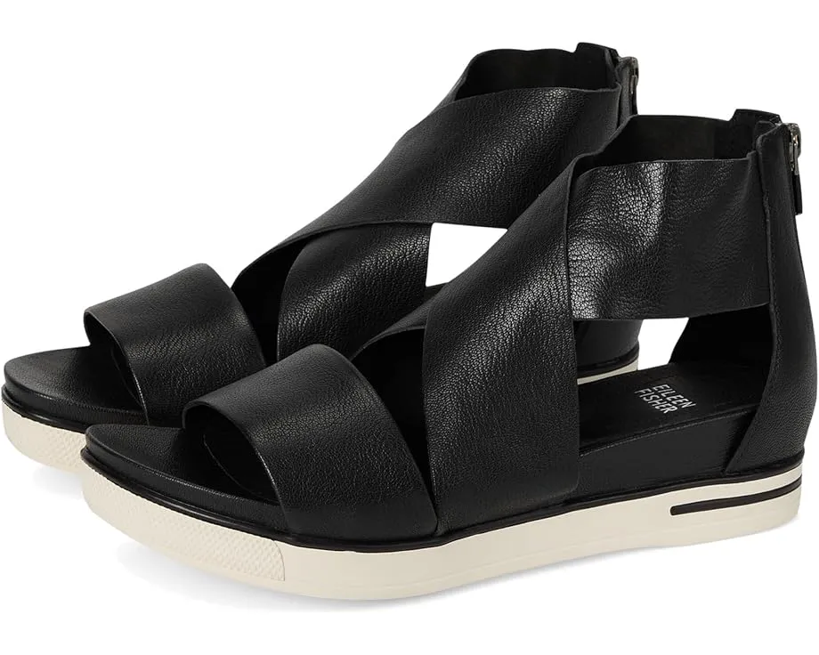 Сандалии Eileen Fisher Sport с открытым носком и застежкой-молнией