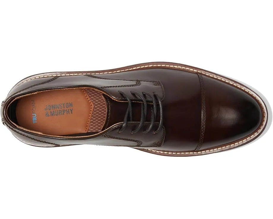 Johnston & Murphy туфли с мыском из переработанных материалов и подошвой Trufoam