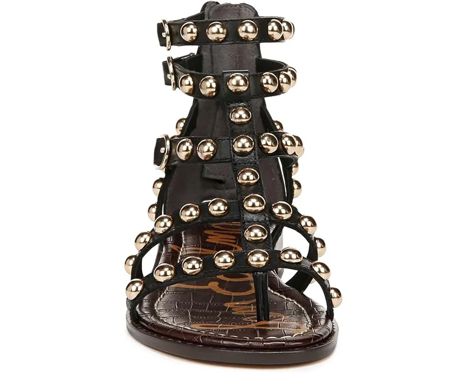 Плоские сандалии Sam Edelman Estella с заклепками и ремешком на щиколотке