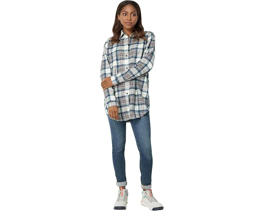 Туника L.L.Bean Scotch Plaid Flannel из хлопка в клетку