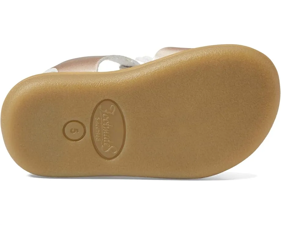 Детские сандалии FootMates Eco-Jasmine с цветочным принтом и регулируемой пряжкой