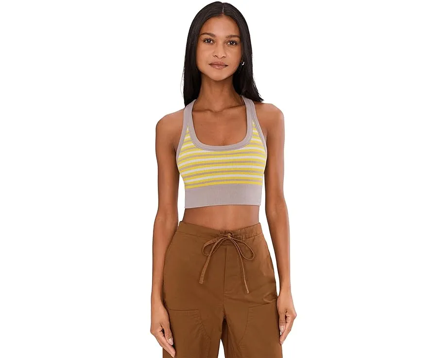 Спортивный бюстгальтер Go To Stripe с удлиненным кроем и широкой лентой под грудью