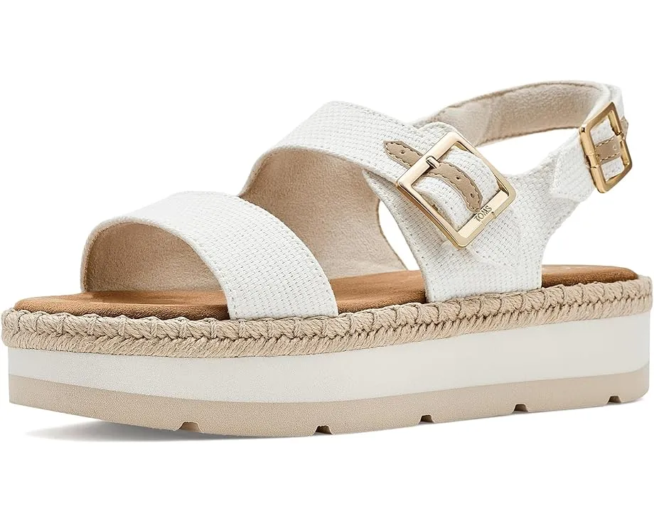 Сандалии TOMS Giana на платформе с регулируемой застежкой на липучке