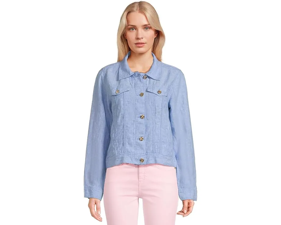 Льняная куртка Lilly Pulitzer Seaspray