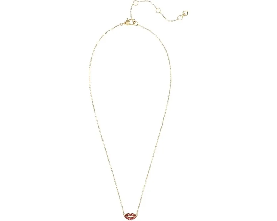 Кулон Kate Spade New York Lips Mini в форме губ с цепочкой