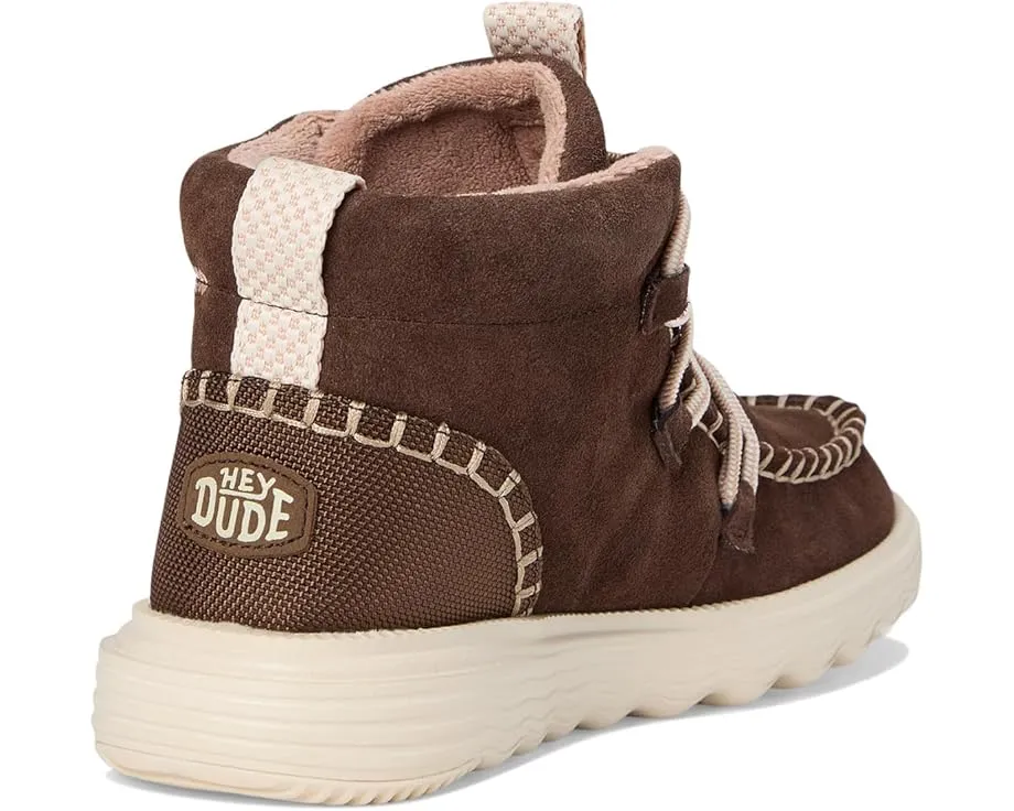 Ботинки Hey Dude Reyes Suede на шнурках с круглым носком