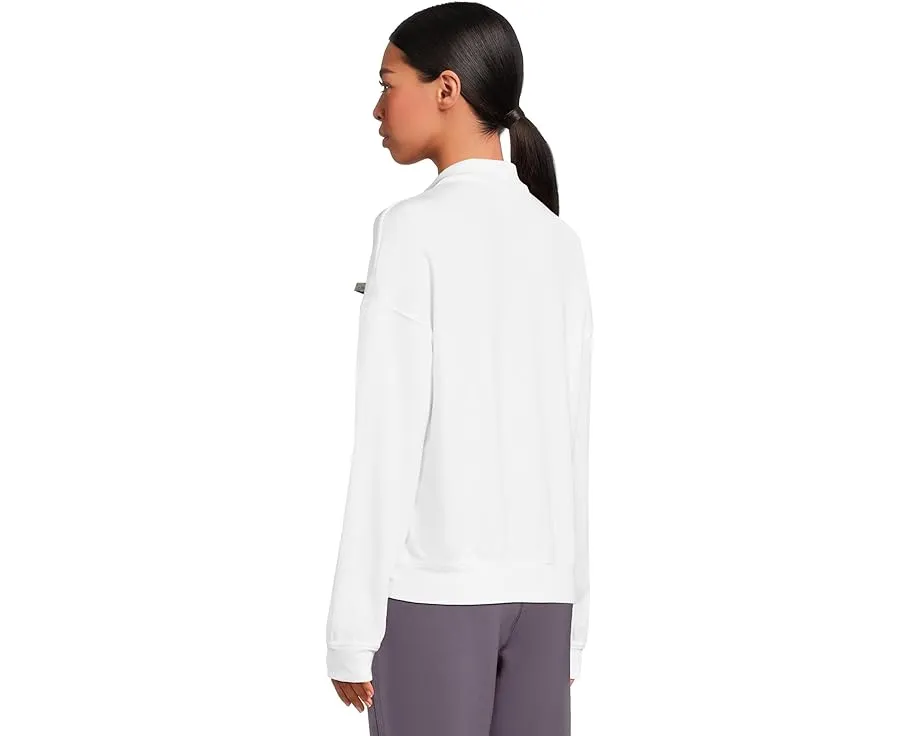 TravisMathew Свитер с длинным рукавом Cloud Terry из мягкого велюра с V-образным вырезом