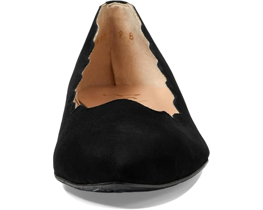 Балетки French Sole Tequila с фестончатым краем и заостренным носком