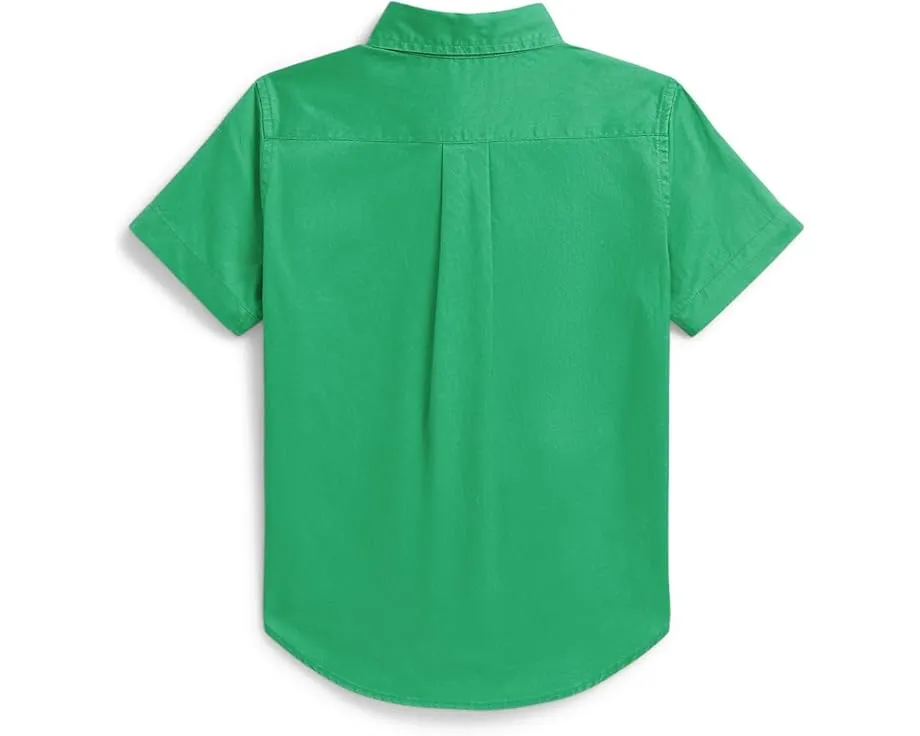 Рубашка Polo Ralph Lauren Cotton Twill с коротким рукавом для малышей