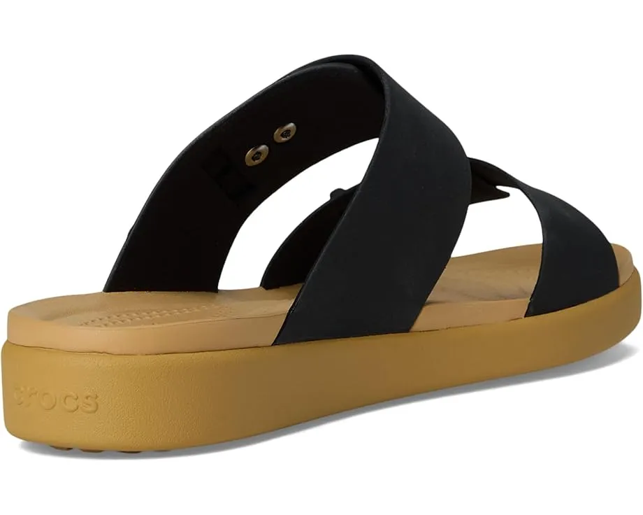 Сандалии Crocs Brooklyn Buckle Low Wedge с платформой и пеной LiteRide