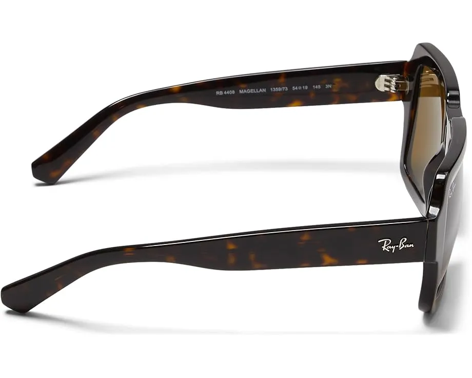 Солнцезащитные очки Ray-Ban Magellan с квадратной оправой из ацетата