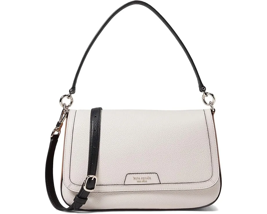 Сумка через плечо Hudson из разноцветной шагрени Kate Spade New York с клапаном