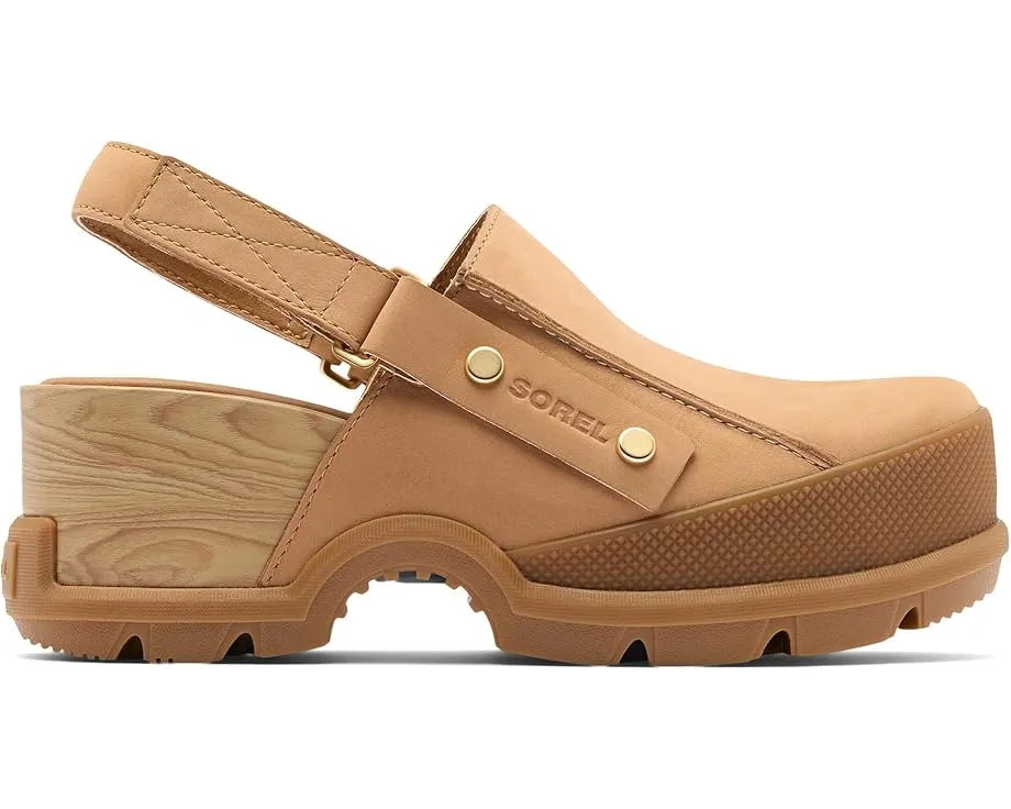 Клоги SOREL Roam’N Clog RBR из гладкой кожи с регулируемой липучкой