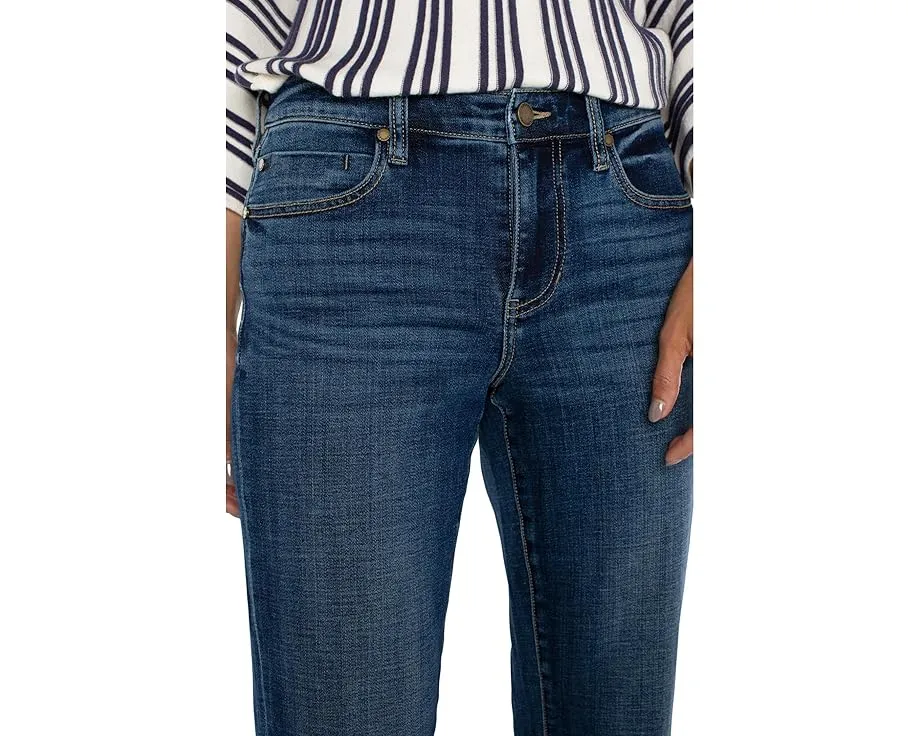 Джинсы Petite Marley Girlfriend Cuffed с широким манжетом от Liverpool Los Angeles