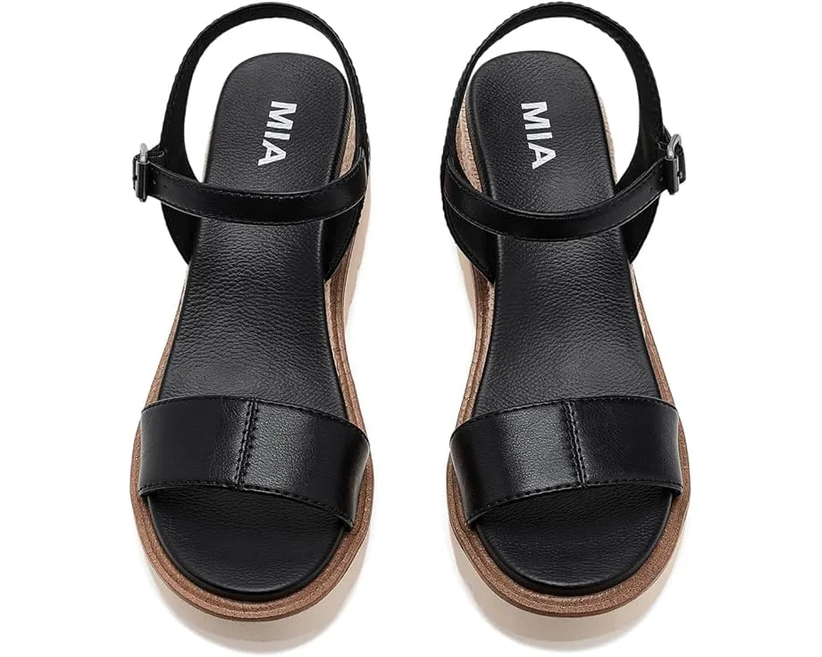 Босоножки MIA Ophidia на платформе с плетеной подошвой и ремешком на щиколотке