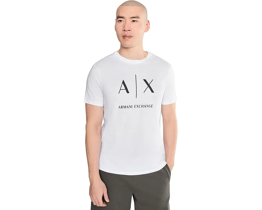 Armani Exchange Футболка из хлопкового джерси приталенного кроя