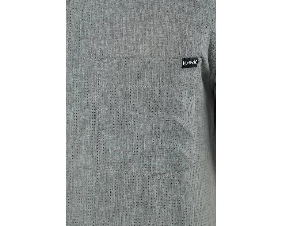 Hurley Phantom Flow Рубашка с коротким рукавом на пуговицах из эластичной ткани