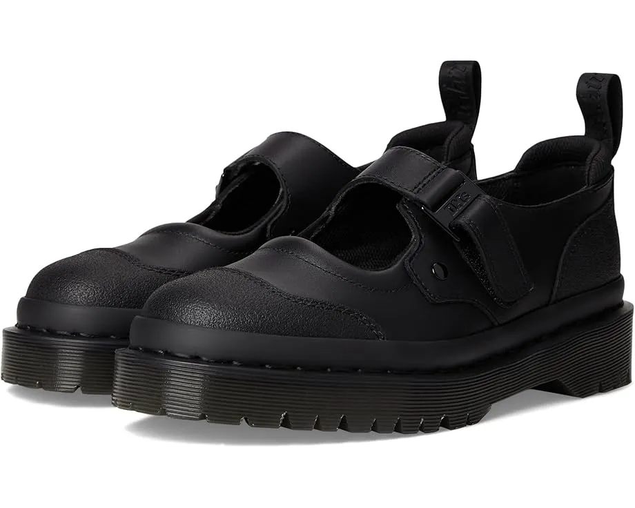 Балетки Indica Elphie Mary Jane от Dr. Martens с острым носком и пряжкой