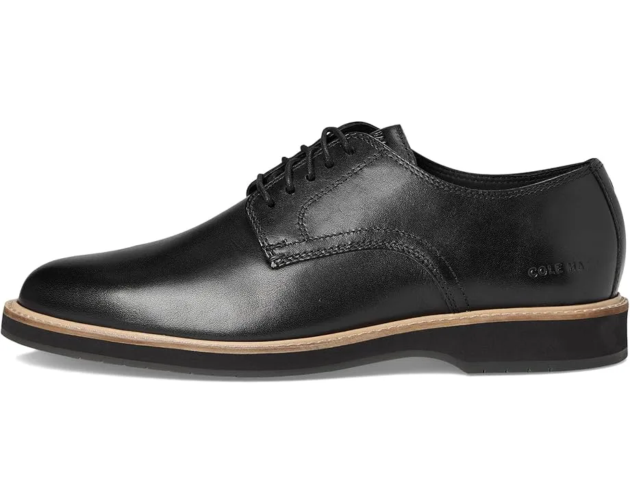 Туфли Cole Haan Morse Grand Plain Toe Oxfords с гладким носком и двойной строчкой
