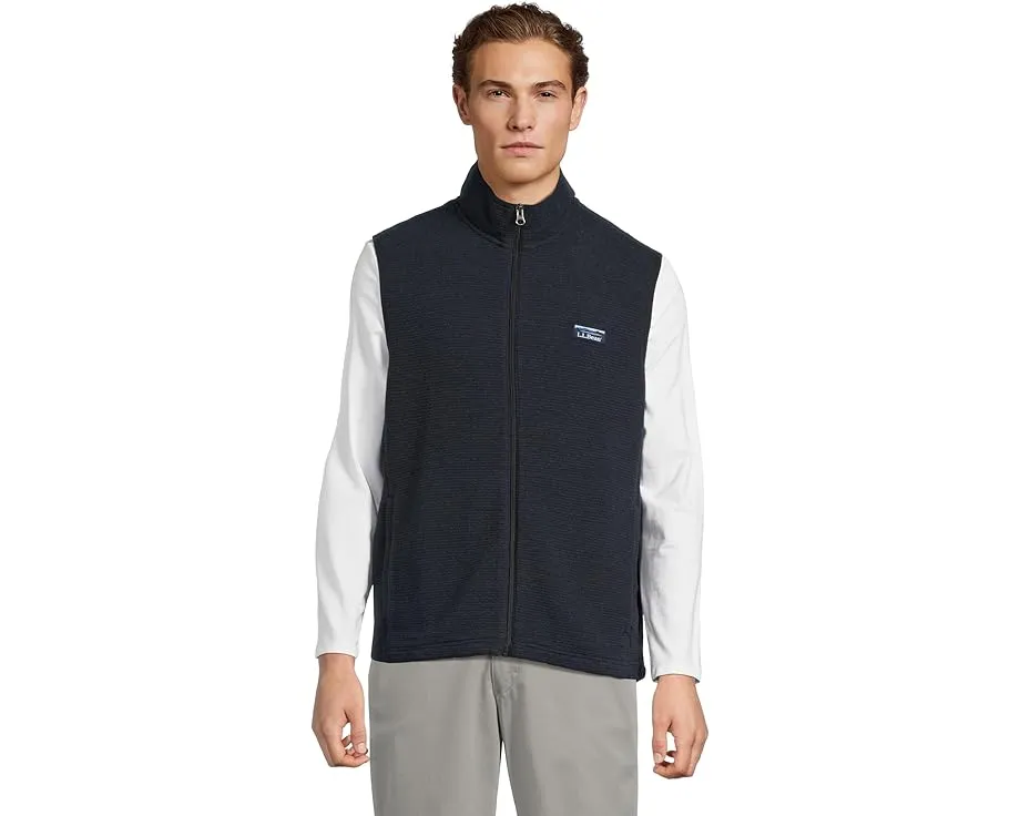 Жилет L.L.Bean Lakewashed Double-knit с двойной вязкой и османской резинкой