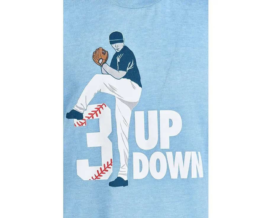 Футболка ChalkTalk SPORTS Kids Baseball CTS ProBlend™ с принтом 3 Up 3 Down для детей