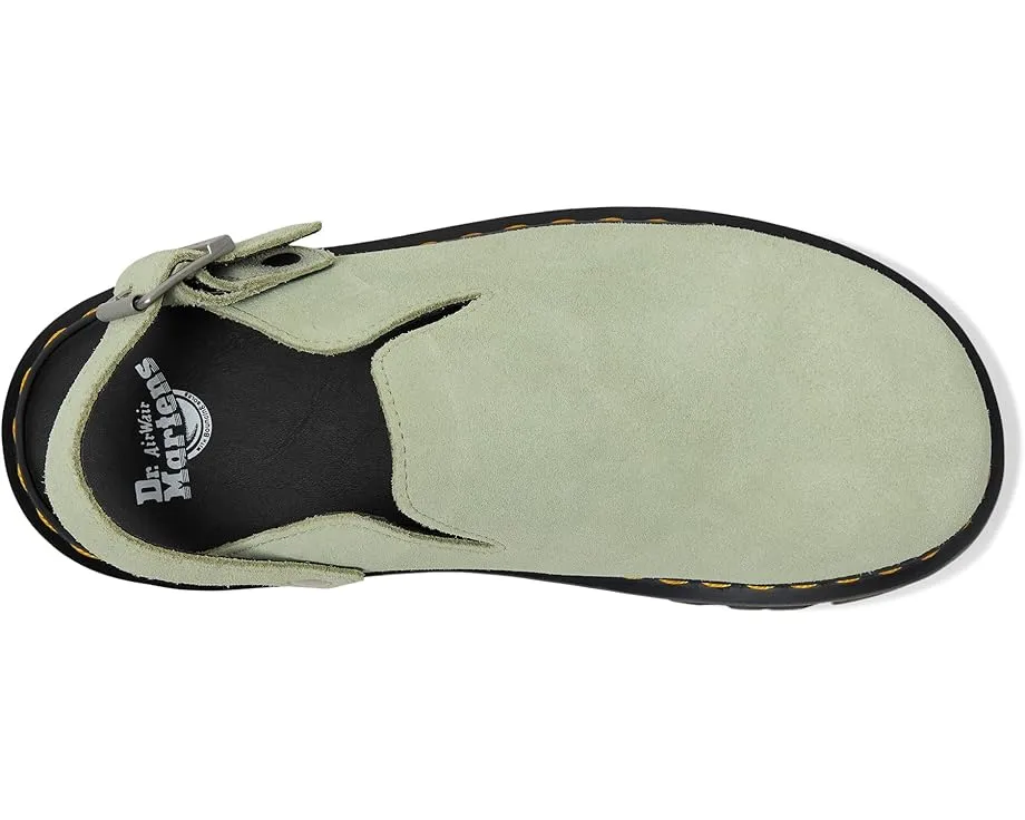 Мюли Dr. Martens Zeb Zag на гибридной амортизирующей подошве из замши