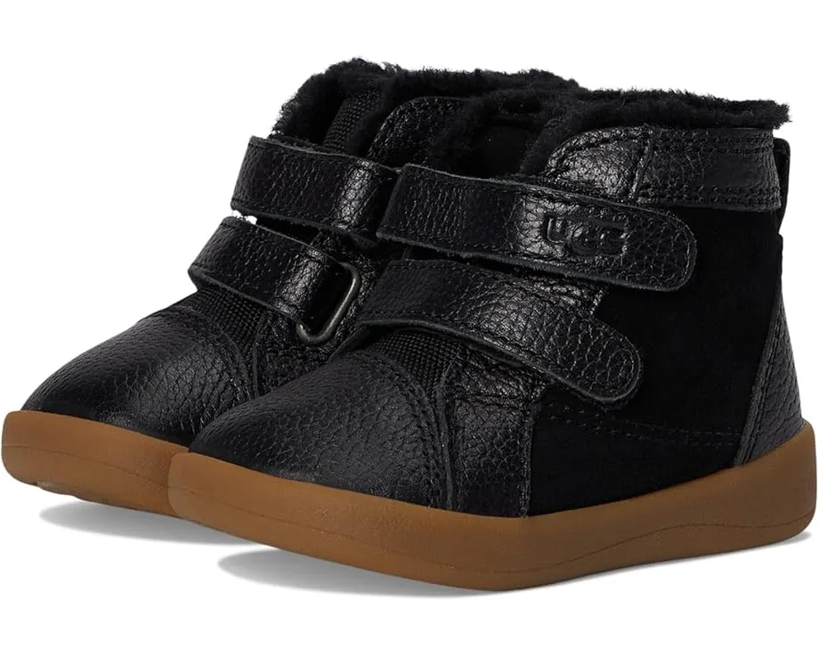 UGG Детские высокие ботинки Rennon II из замши с мехом