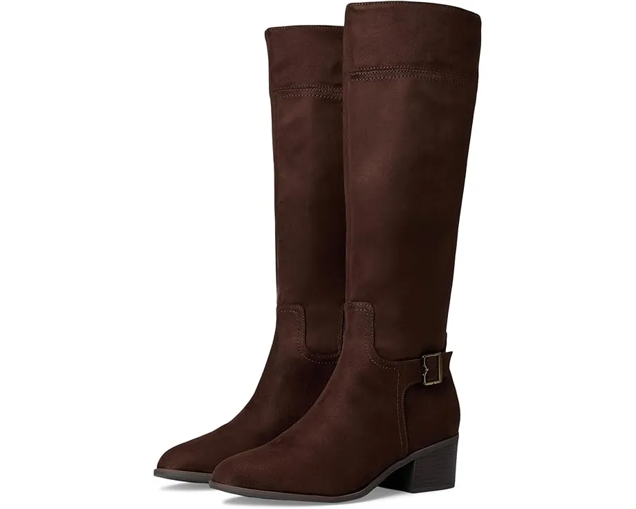 Высокие сапоги Dr. Scholl's Adeline Zip с боковой молнией и декоративной пряжкой