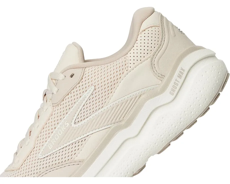 Кроссовки Brooks Ghost Max SE (Suede) с верхом из замши и сетки и текстильной подкладкой