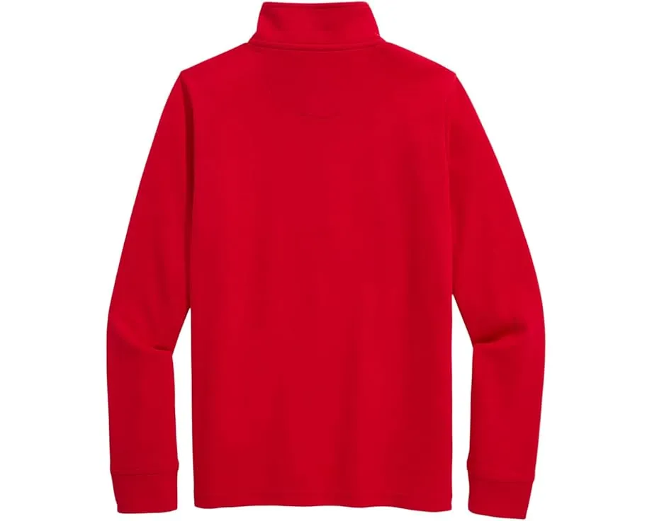 Свитшот Saltwater с молнией на четверть из мягкой хлопковой ткани Vineyard Vines Kids