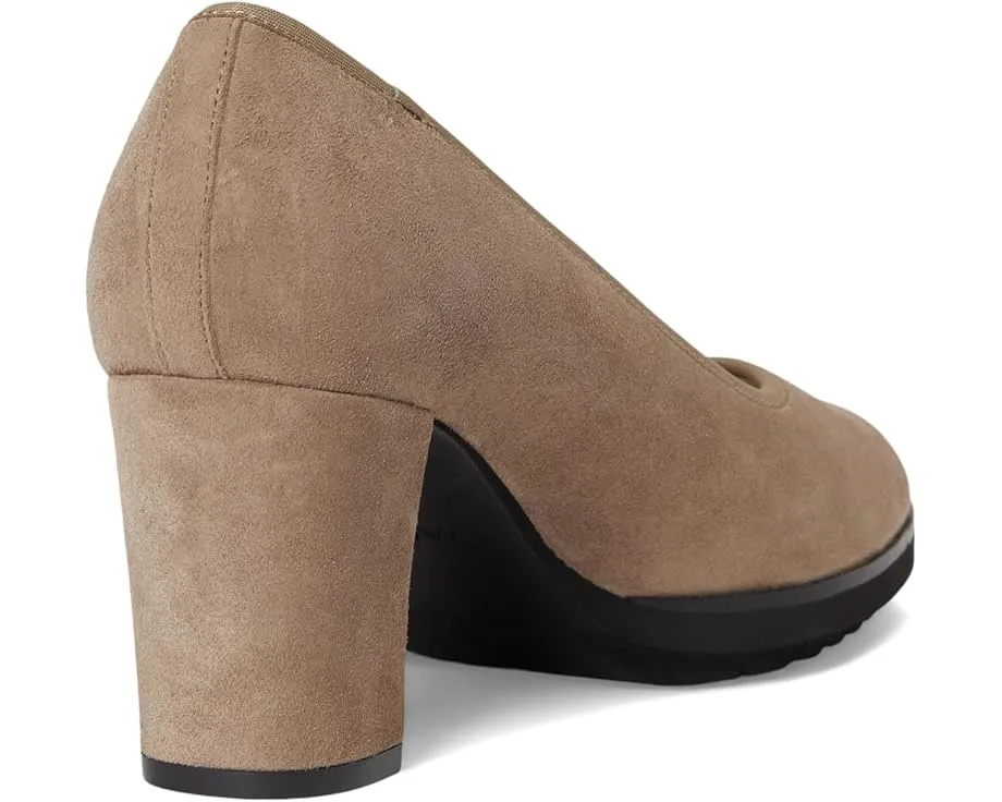 Туфли-лодочки Vaneli Dazzle на устойчивом каблуке из замши