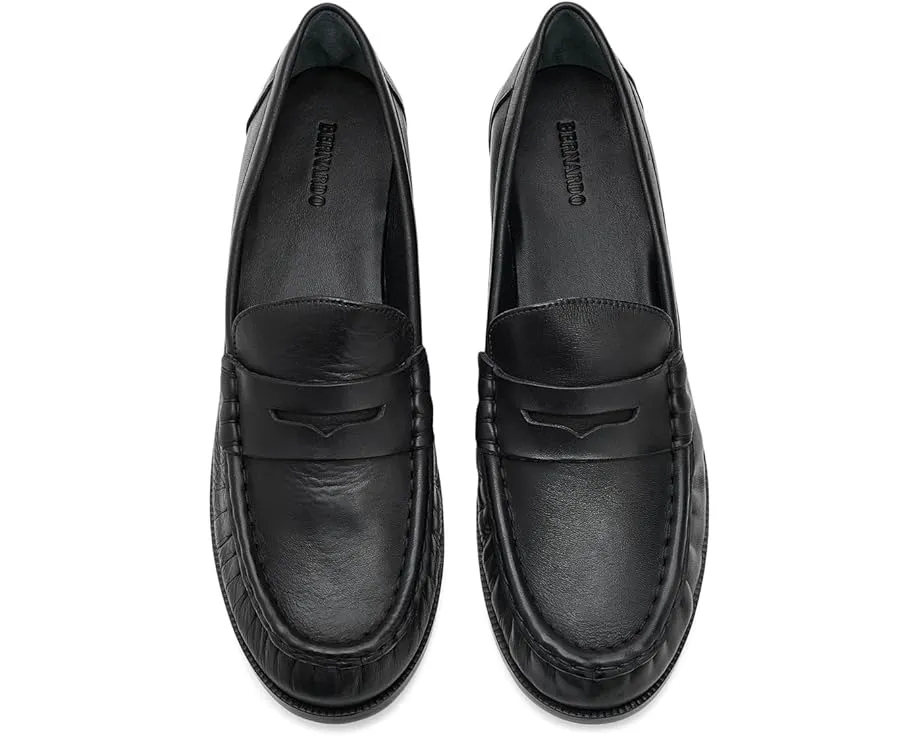 Бернардо Tilda из мягкой кожи и замши на низком каблуке