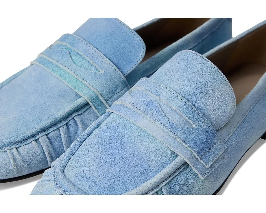 AllSaints Лоферы Sapphire из замши с пенни-кипером