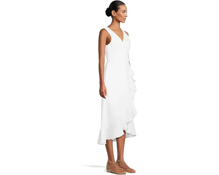 Tommy Bahama Coastalina Sleeveless Wrap Midi Dress из льна с запахом