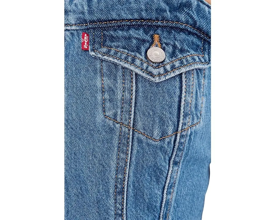 Топ-труба Levi's Premium Denim Tube Vest из денима с съемными бретелями