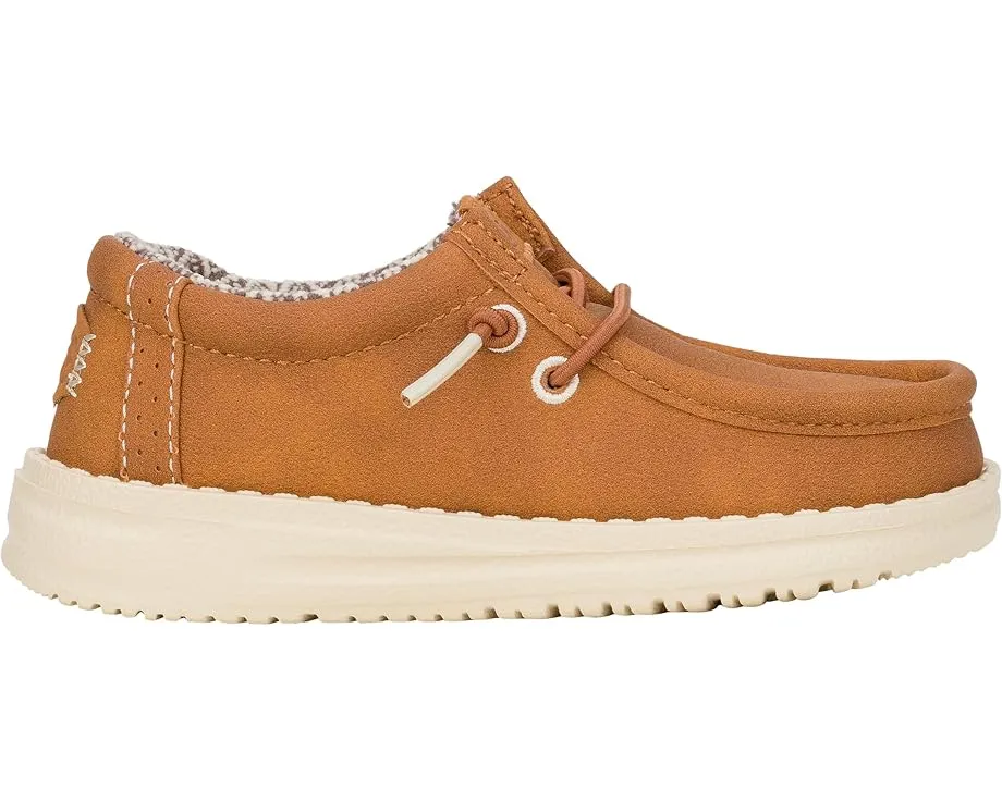 Детские слипоны Hey Dude Wally Classic с технологией Flex & Fold и стелькой с эффектом памяти