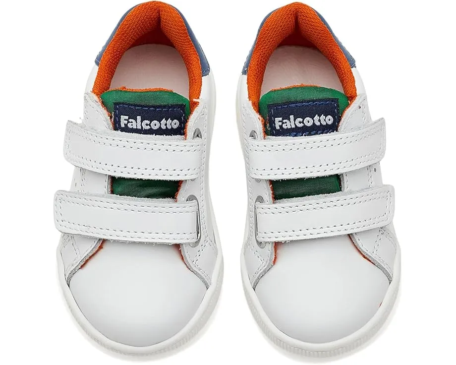 Кожаные кроссовки Naturino Kiner Low Vl с боковой перфорацией