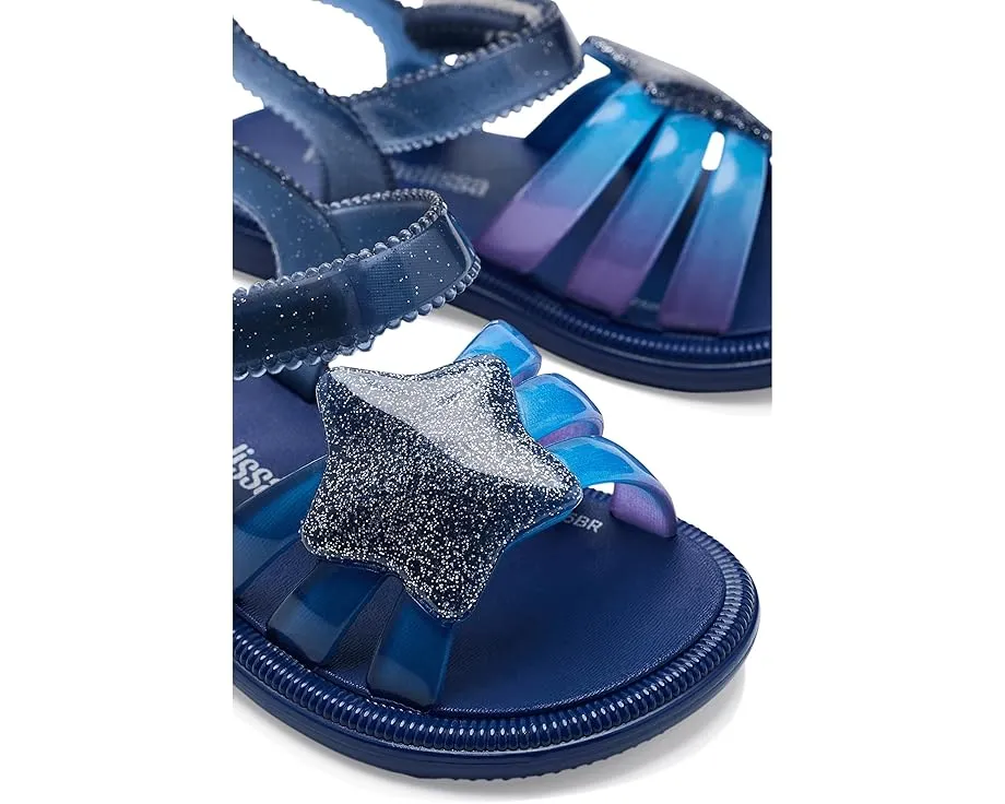 Сандалии Mini Melissa Hip Sky с блестками и звездами