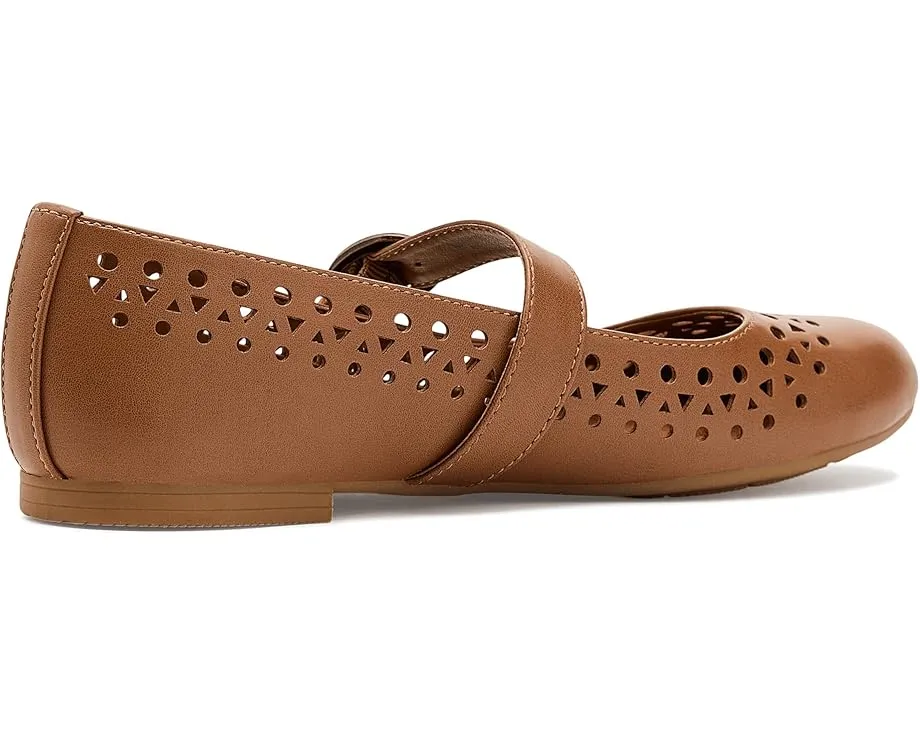 Балетки Tiara в стиле Mary Jane с перфорацией от EuroSoft