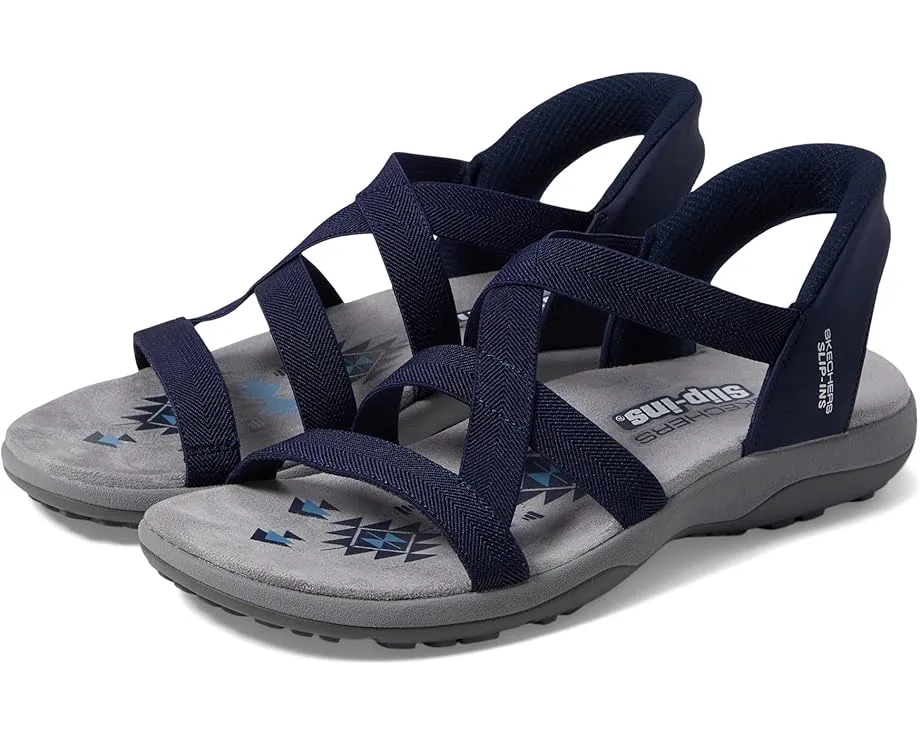 Skechers Reggae Slim обувь без шнуровки с технологией Hands Free Slip-Ins