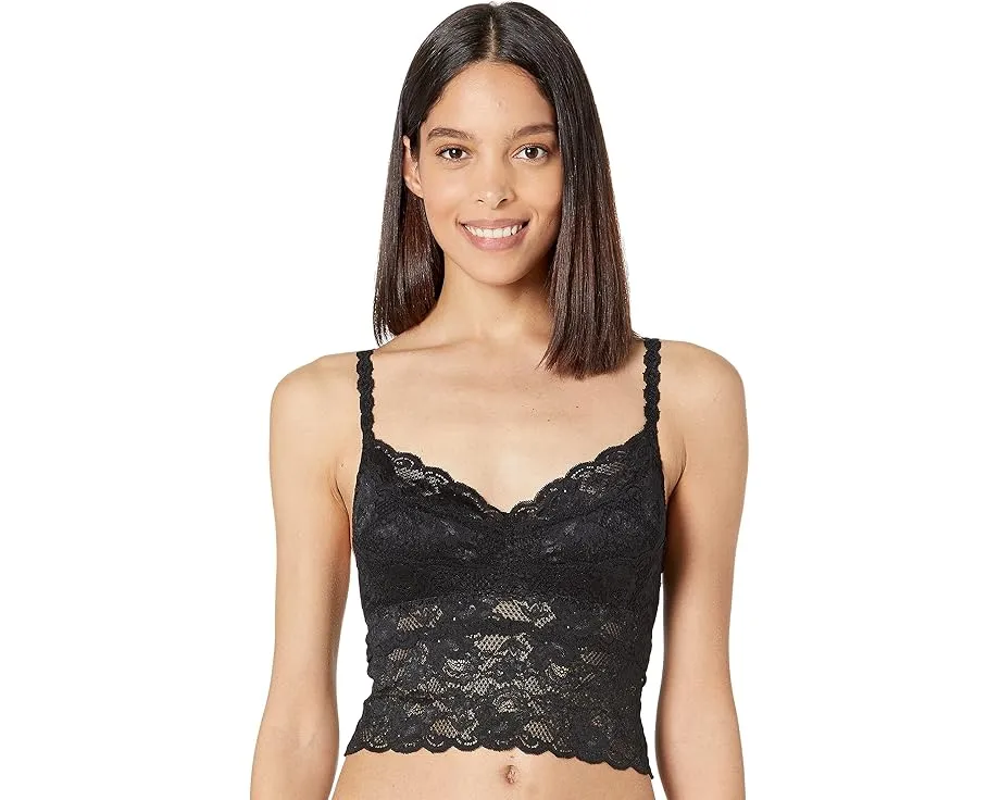 Кроп-топ Cosabella Never Say Never из хлопка и кружева