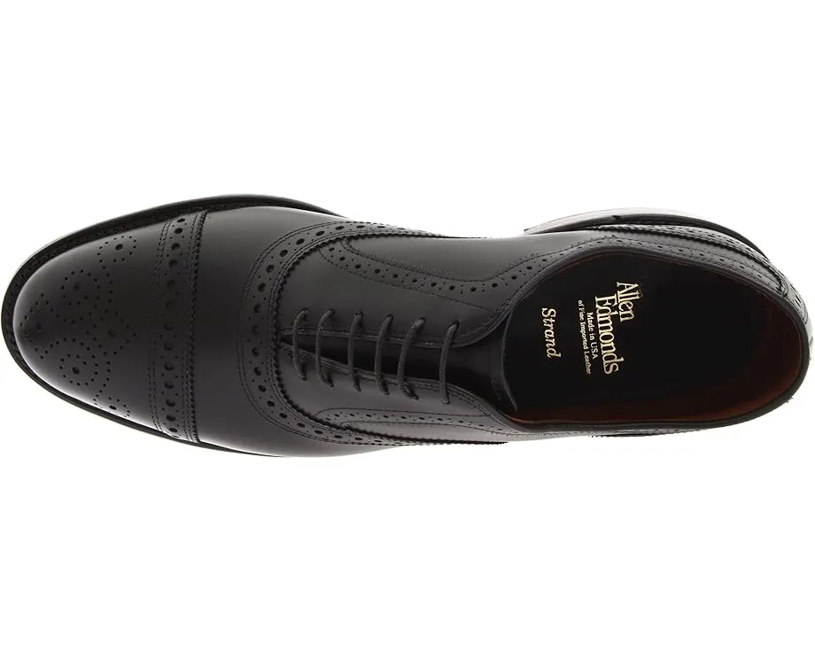 Оксфорды Allen Edmonds Strand с перфорацией и отделкой патina