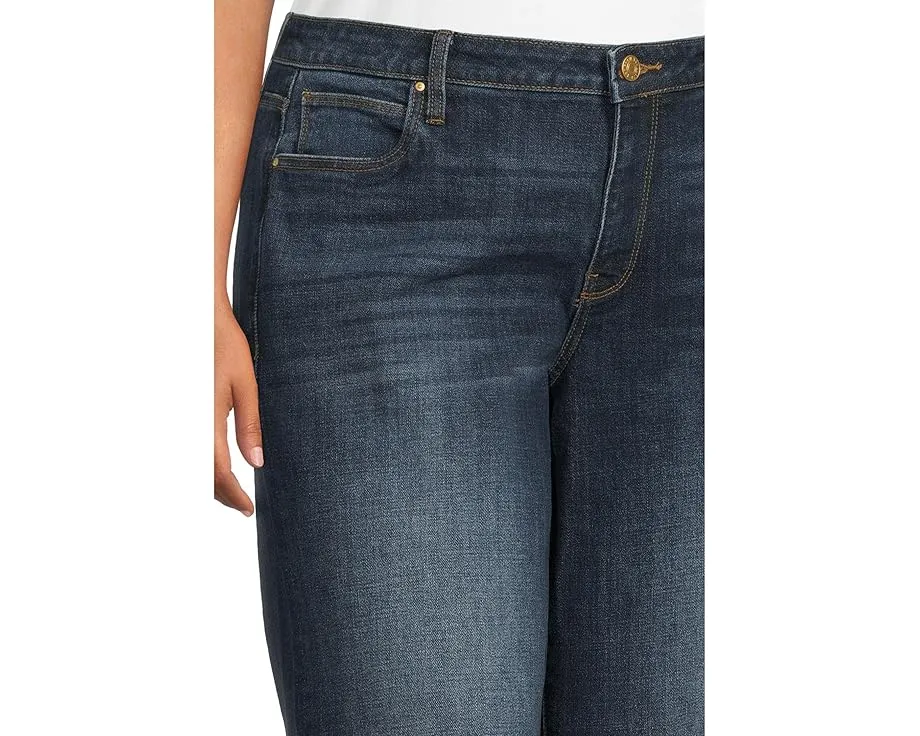 Джинсы KUT from the Kloth Plus Sienna High Rise Straight Leg с подворотом 5 дюймов