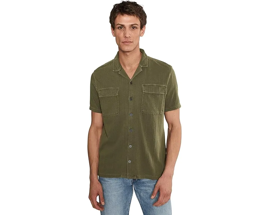 Рубашка John Varvatos Amadora с отложным воротником и накладными карманами