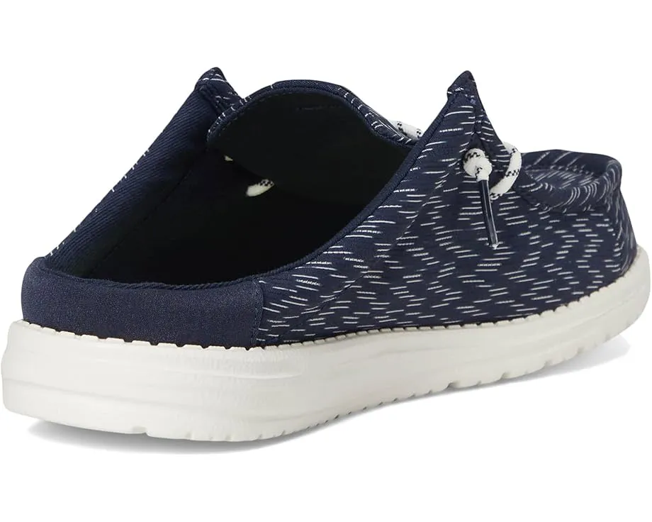 Кроссовки Hey Dude Wally Slip Jersey Jacquard с дышащим верхом и технологией Flex & Fold